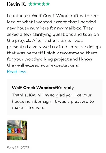 Customer review